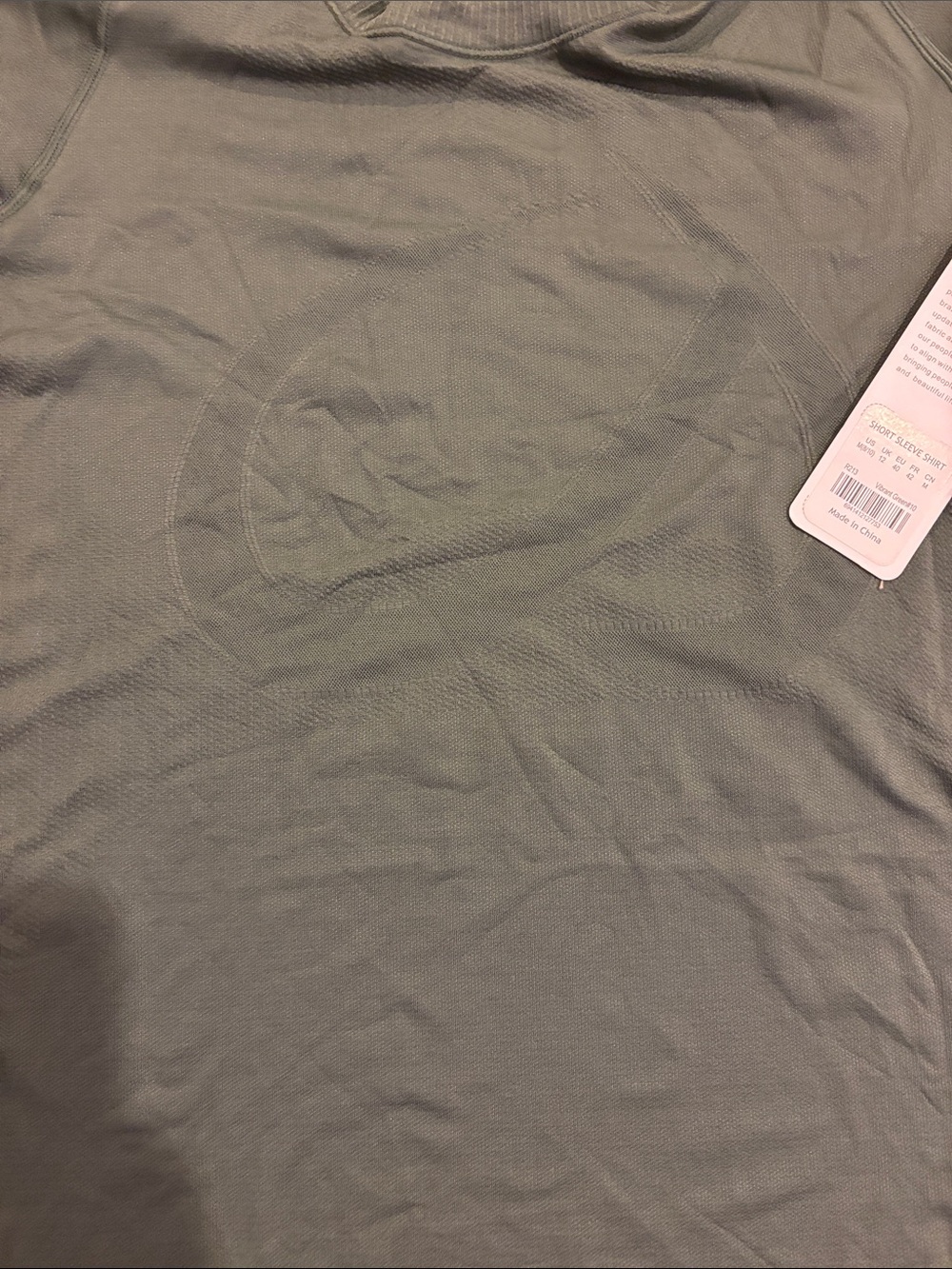 CRZ Yoga Athletic Women’s Short Sleeve Tee - Olive Green - Picture 5 of 6